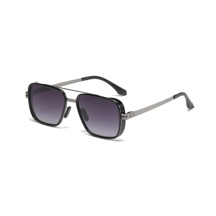 Herre premium solbrille i moderne kvadratisk design Luvikno