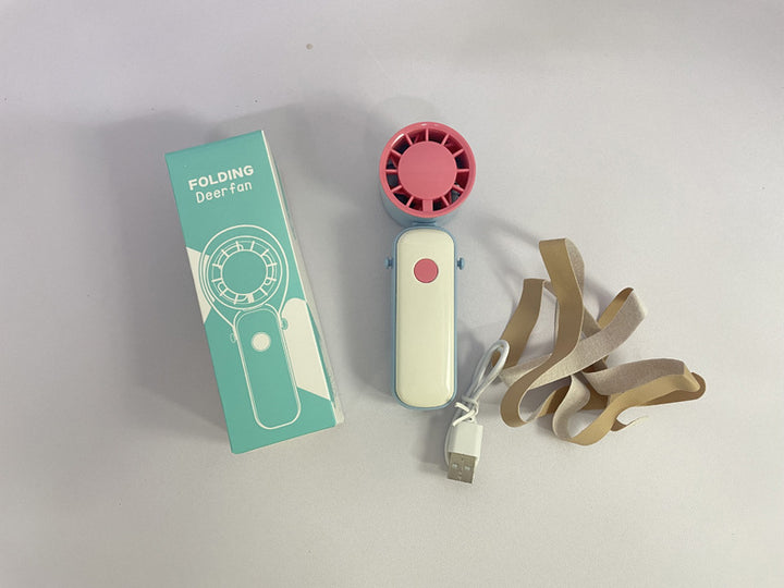 Unisex Bærbar Faltvifte med USB-lading Luvikno