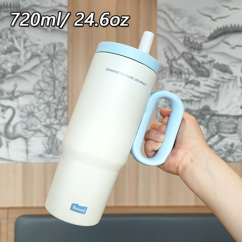 Damer isolert drikkebeholder med ergonomisk håndtak Luvikno