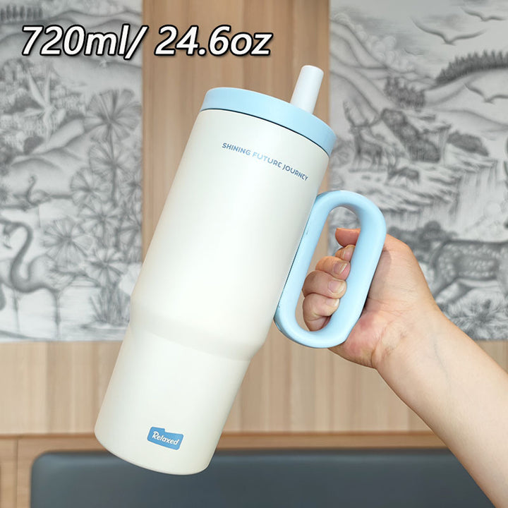Damer isolert drikkebeholder med ergonomisk håndtak Luvikno