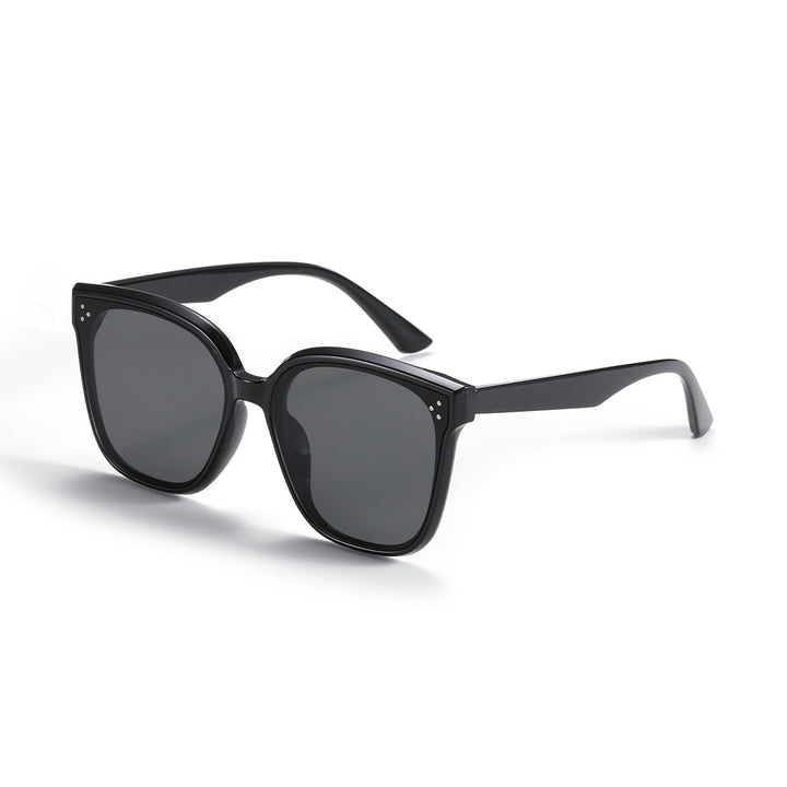 Dame moteriktig solbrille med gjennomsiktig aksent Luvikno