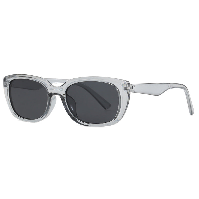 Dame trendy cat-eye solbriller i minimalistisk design Luvikno