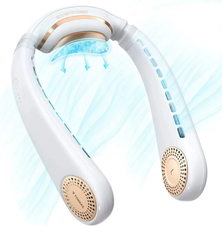 Unisex en størrelse ergonomisk bladeless nakke luftkjøler med justerbare turbinnedkjølere Luvikno