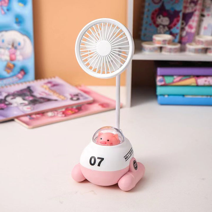 Unisex Bærbar Mini-vifte i søtt panda-design Luvikno