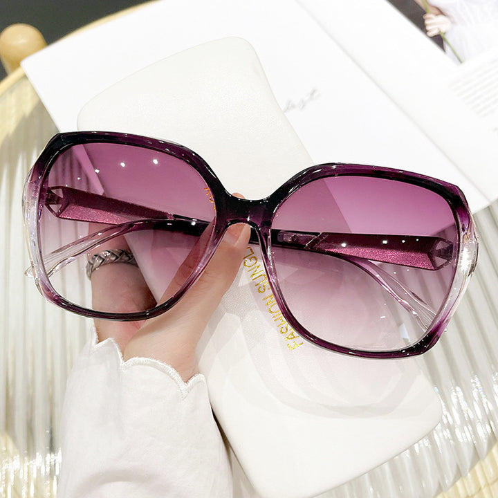 Dames store solbriller i elegant sommerfugl design Luvikno