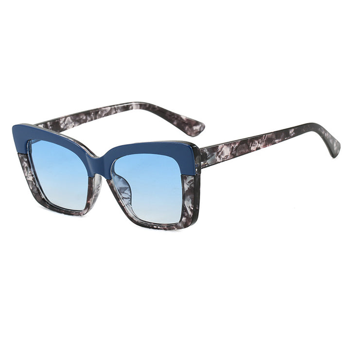 Dames moteriktig brille i trendy geometrisk design Luvikno