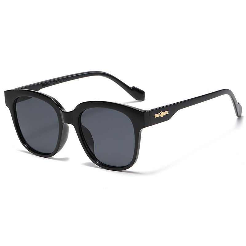 Dame Kvadratisk solbrille i elegant skilpadde-design Luvikno