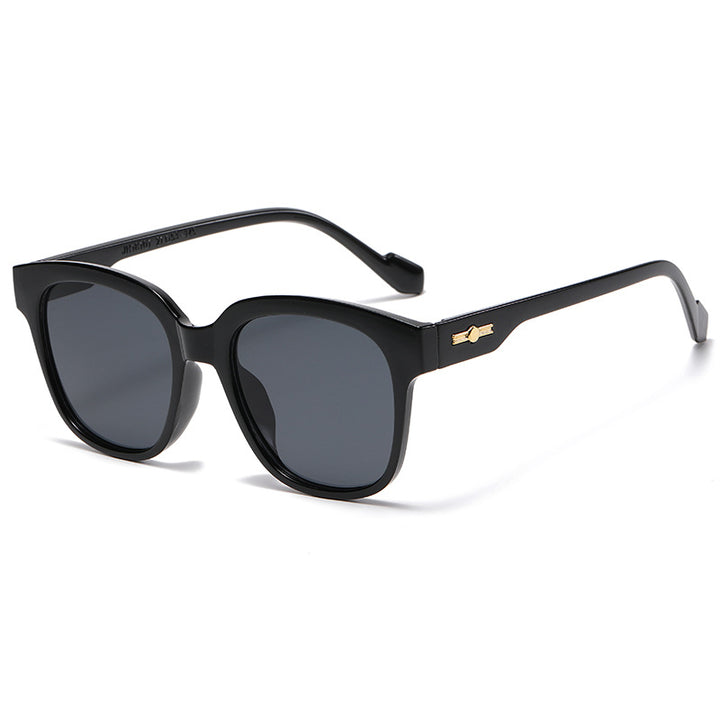 Dame Kvadratisk solbrille i elegant skilpadde-design Luvikno