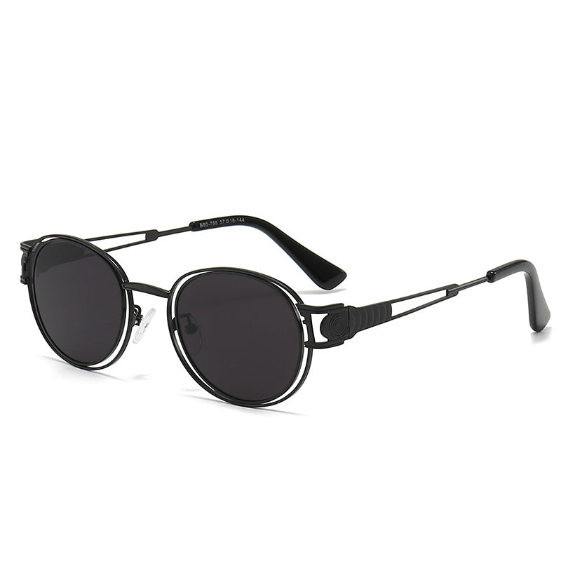 Dame solbrille med moderne metallramme og komfortable nesepads Luvikno