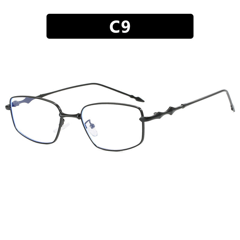 Dame moteriktig kvadratisk solbrille i unikt design Luvikno