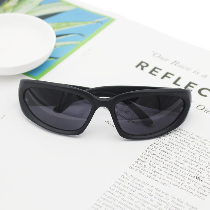 Damer Sporty solbrille med høykvalitets UV-beskyttelsesmateriale Luvikno