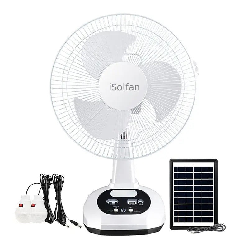 Dame Solarpowered Ståvifte med Intelligent Kontrollsystem og LED-belysning Skanto