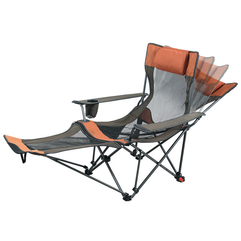 Kvinne justerbar camping lounge stol Luvikno