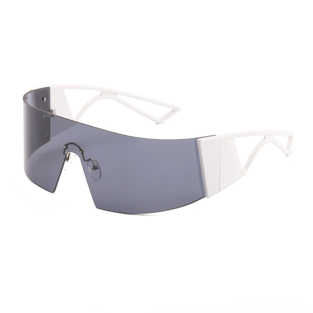 Dame sporty solbriller i futuristisk design Luvikno