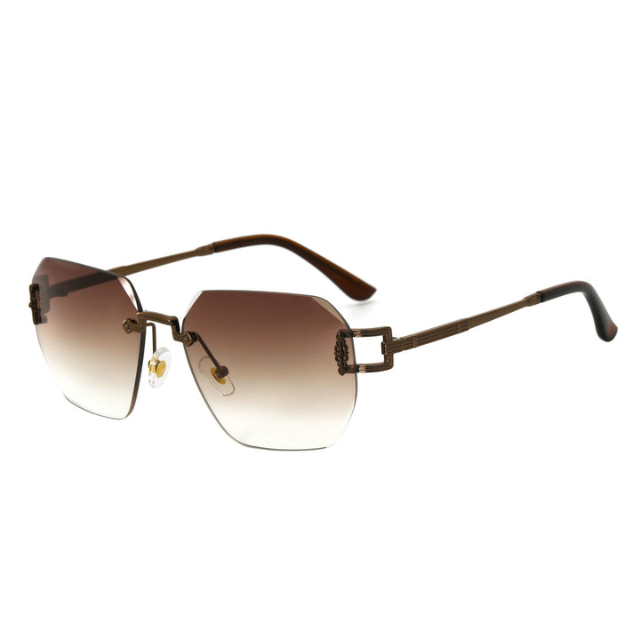 Dame Designer-solbrille i moderne, geometrisk design Luvikno