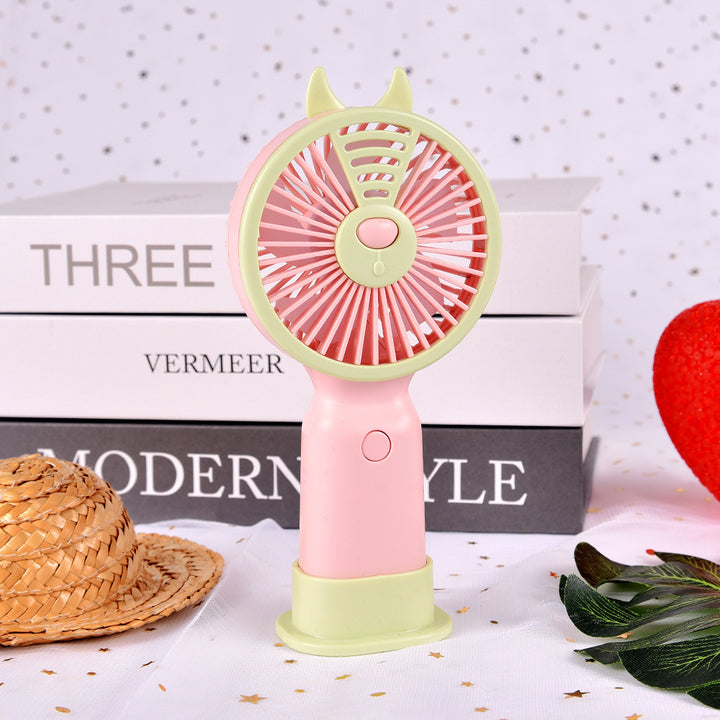 Unisex Bærbar Håndvifte med søtt Dyredesign Luvikno