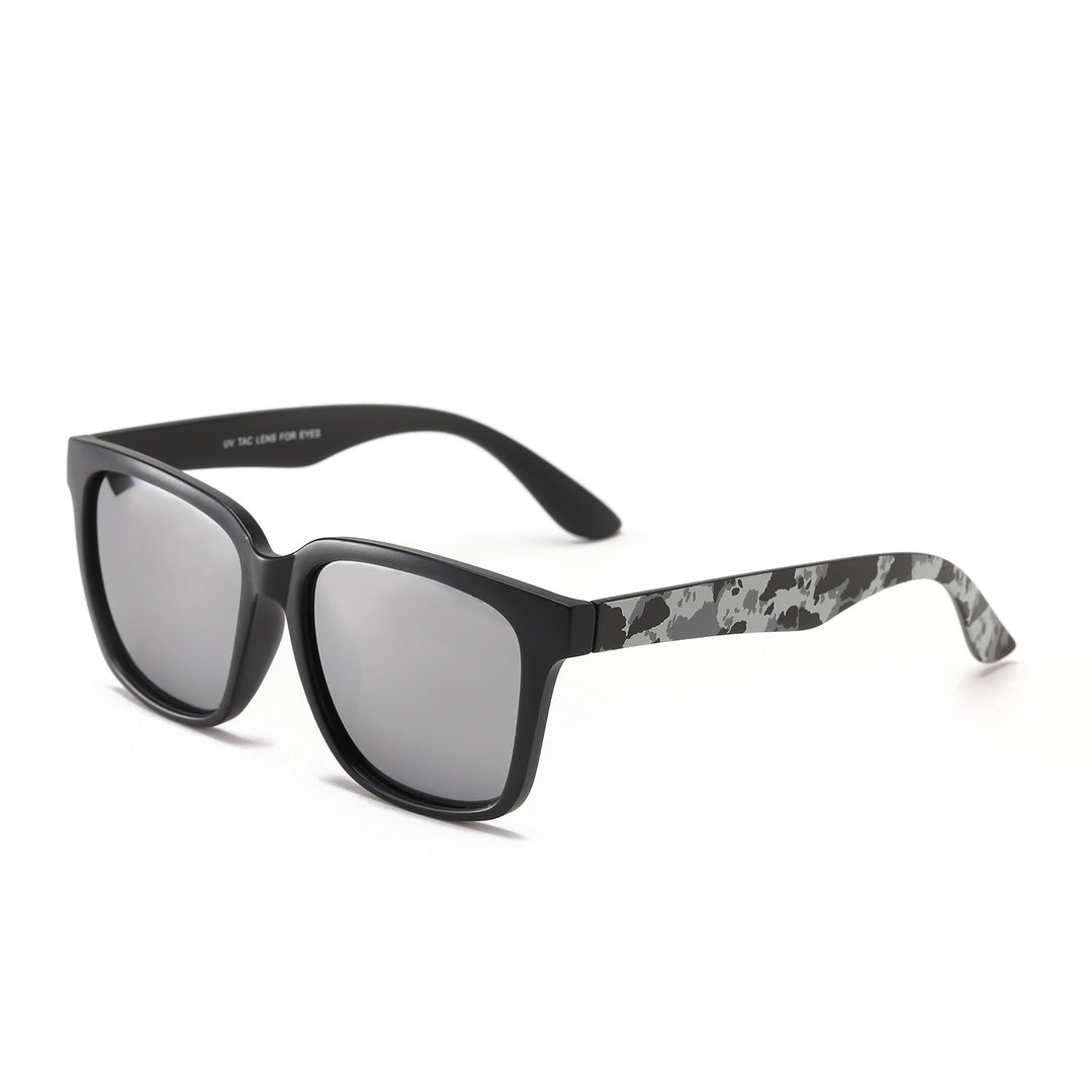 Dame kvadratisk solbrille med UV-beskyttelse og moderne design Luvikno