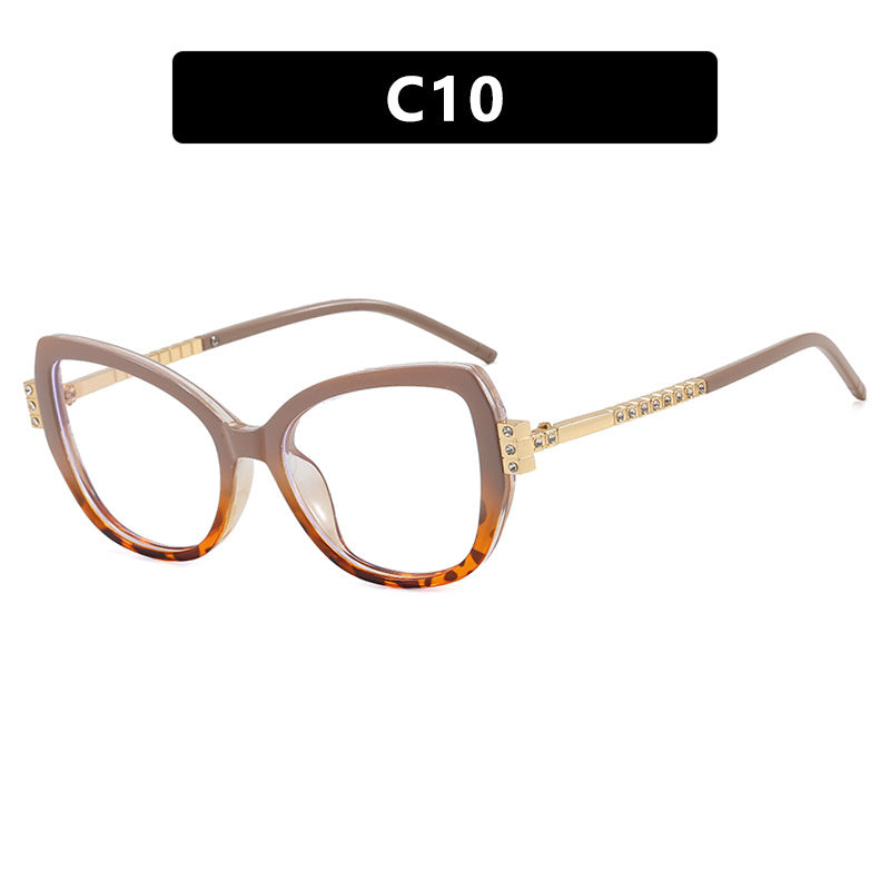 Dame oversized solbrille med beskyttende UV-filter og elegante aksenter Luvikno
