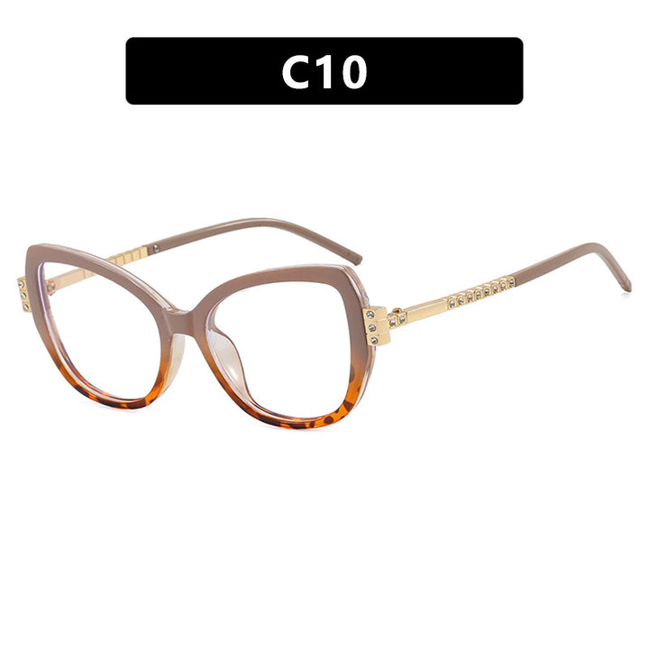Dame oversized solbrille med beskyttende UV-filter og elegante aksenter Luvikno