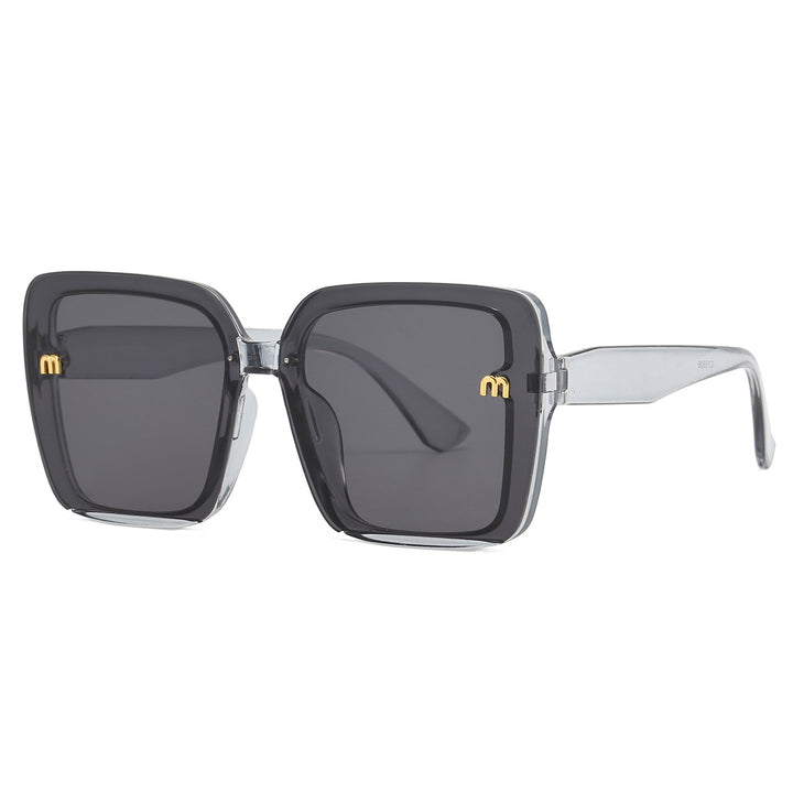 Dame kvadratisk solbrille med elegant ramme Luvikno