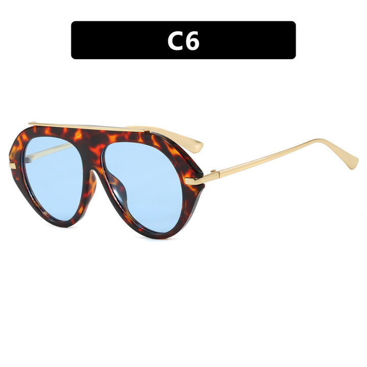 Dame solbrille i elegant heksagon-design Luvikno