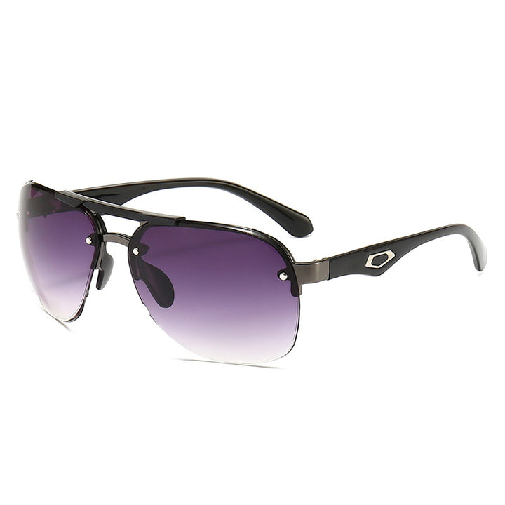 Herre sporty solbrille med moderne ramme Luvikno