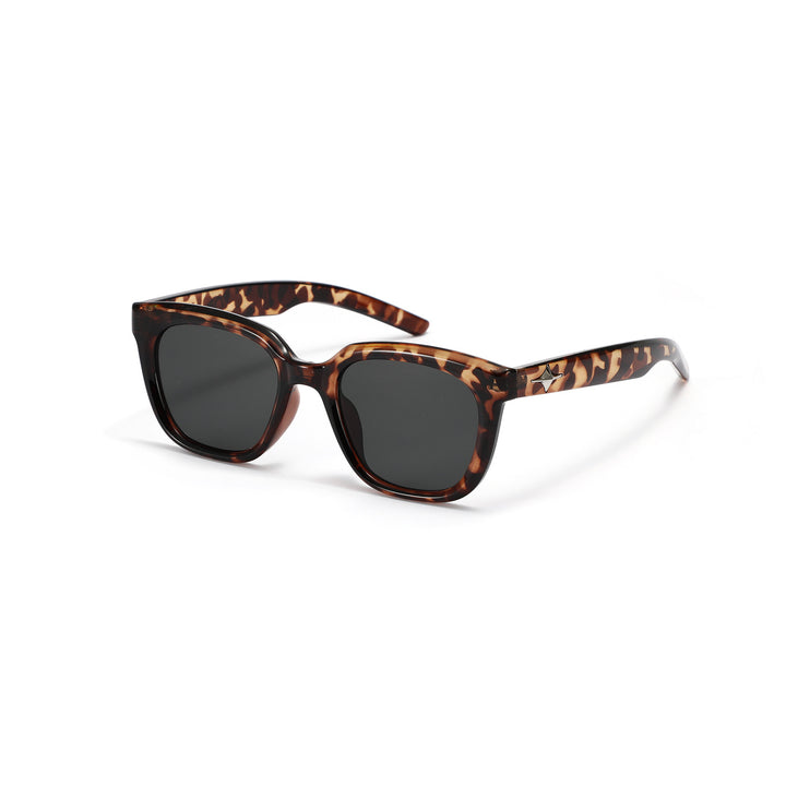 Damer moteriktig transparent solbrille med smal ramme og UV-beskyttelse Luvikno