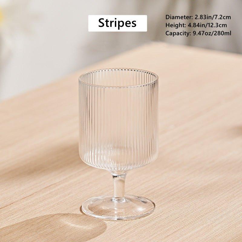 Moderne stil vinglass par | Luvikno