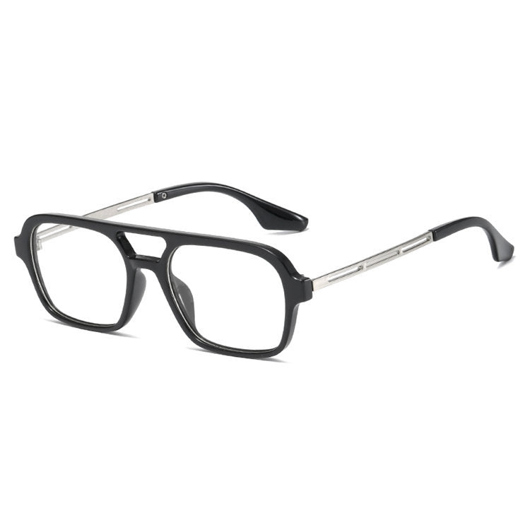 Dame designer solbrille med blå linser Luvikno