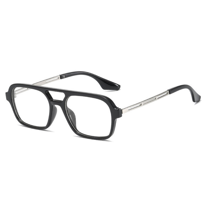 Dame designer solbrille med blå linser Luvikno