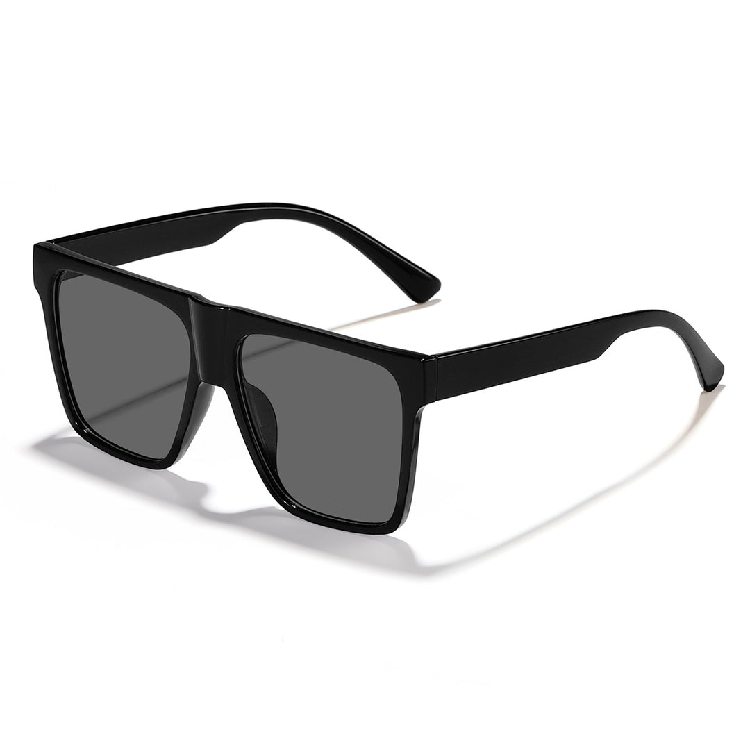 Dame kvadratisk solbrille i elegant design med myke linser Luvikno