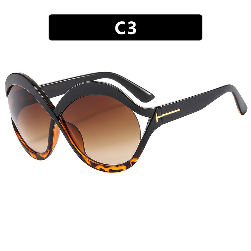 Dame ekstravagant formet solbrille Luvikno