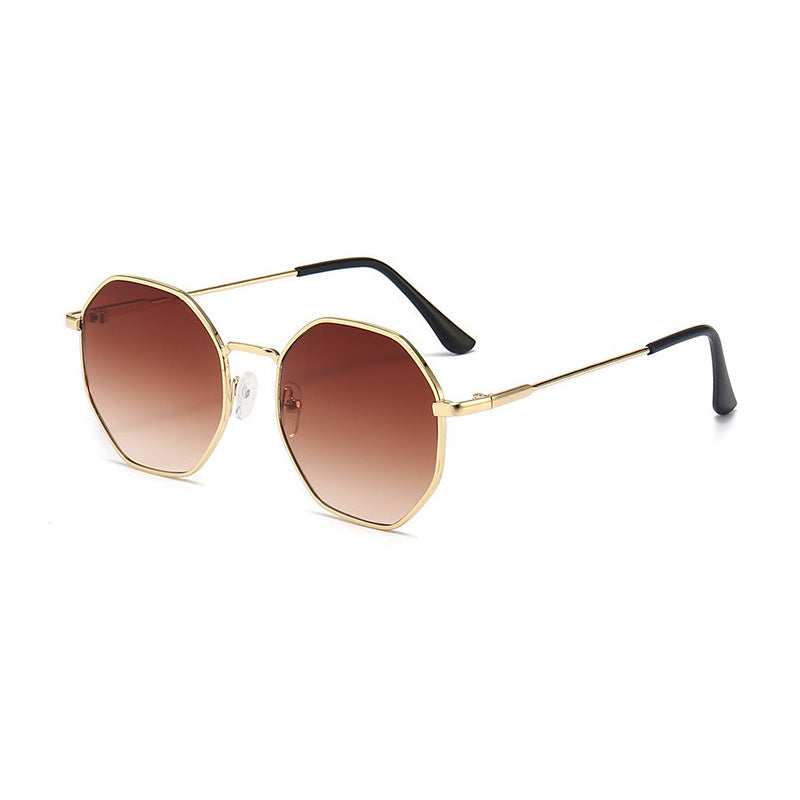 Damer Geometrisk Solbrille med høykvalitets UV-beskyttelseslinser Luvikno