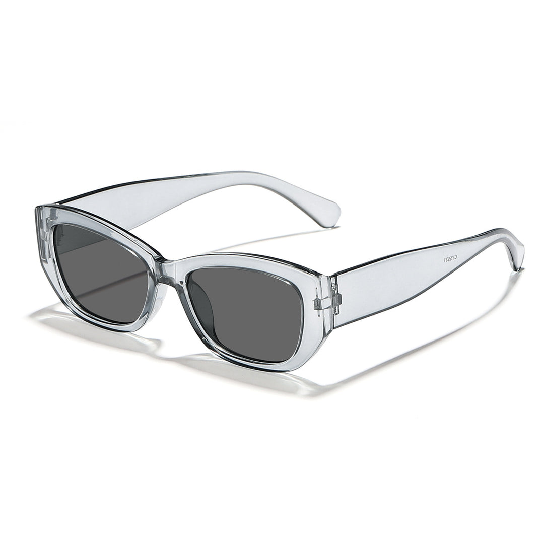 Dame Cat-Eye solbriller med robust ramme og UV-beskyttelse Luvikno