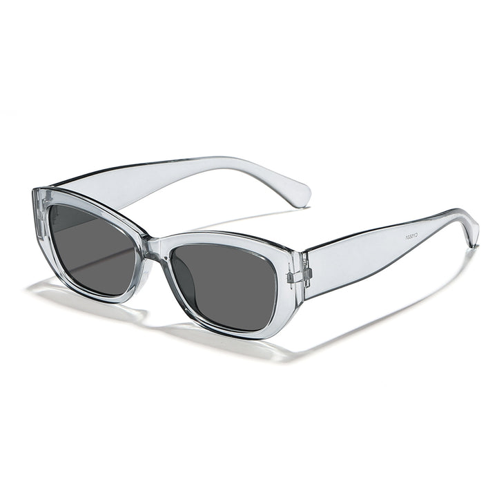 Dame Cat-Eye solbriller med robust ramme og UV-beskyttelse Luvikno
