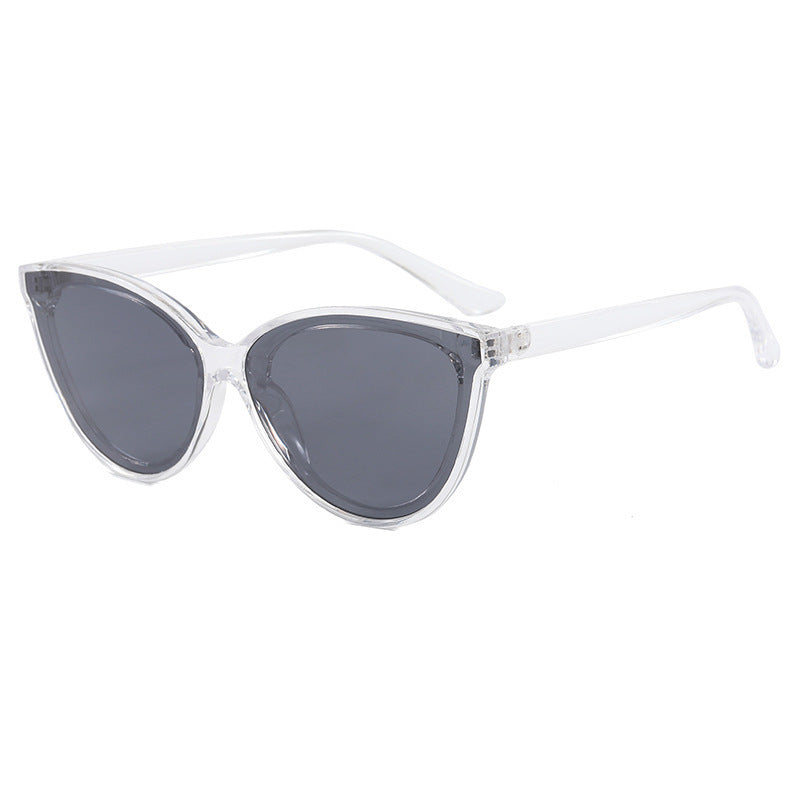 Dame stilige Cat-Eye solbriller med UV-beskyttelse og lett ramme Luvikno