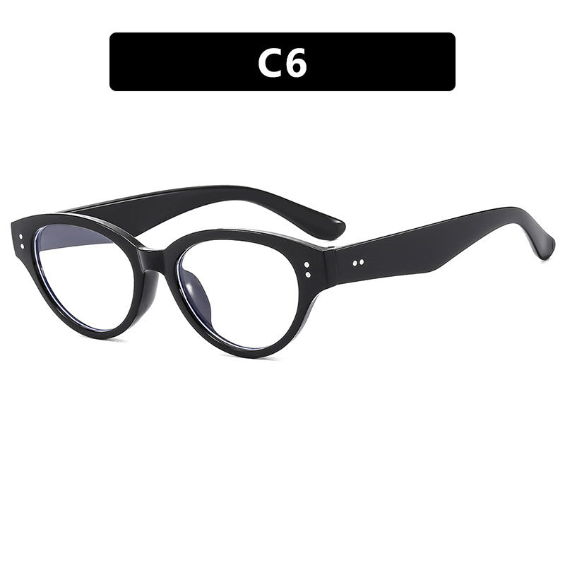 Dame Cat-Eye solbriller i elegant design med bred ramme Luvikno