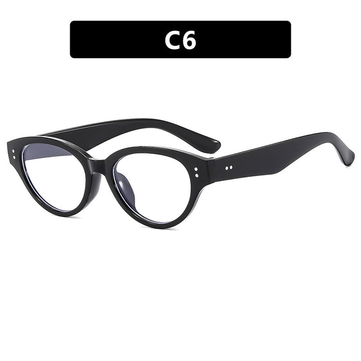 Dame Cat-Eye solbriller i elegant design med bred ramme Luvikno