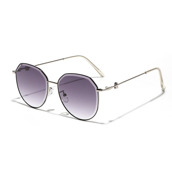 Dame geometrisk solbrille i elegant design Luvikno