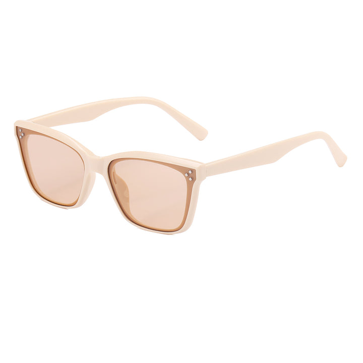 Dame retro-inspirert solbrille i iøynefallende mønster Luvikno