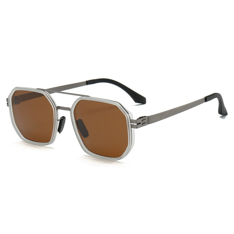 Damer Elegant Åttkantet Solbrille Luvikno