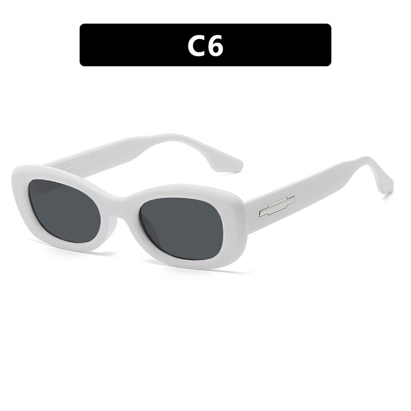 Dame moteriktig solbrille i trendy retro-stil med UV-beskyttelse Luvikno