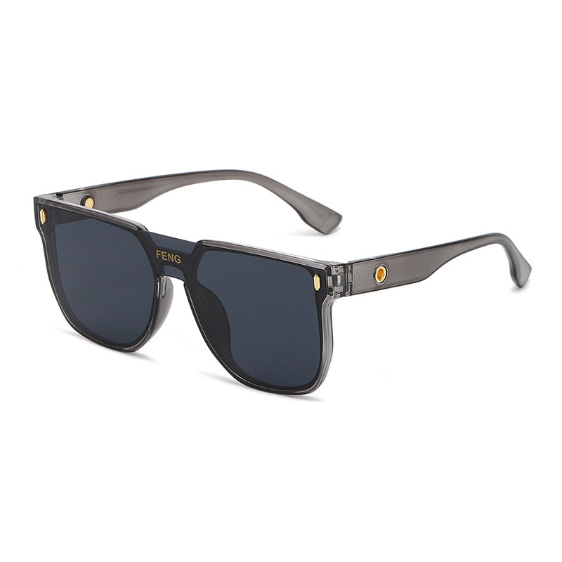 Damen moteriktig solbrille i trendy, geometrisk design Luvikno