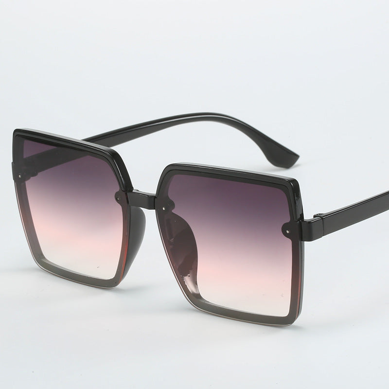 Damer oversized solbriller med kvadratisk ramme Luvikno