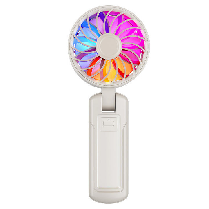 Dame bærbar LED-vifte med ergonomisk design Luvikno