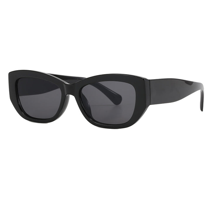 Dame moderne Cat-Eye solbriller laget av robust plast Luvikno