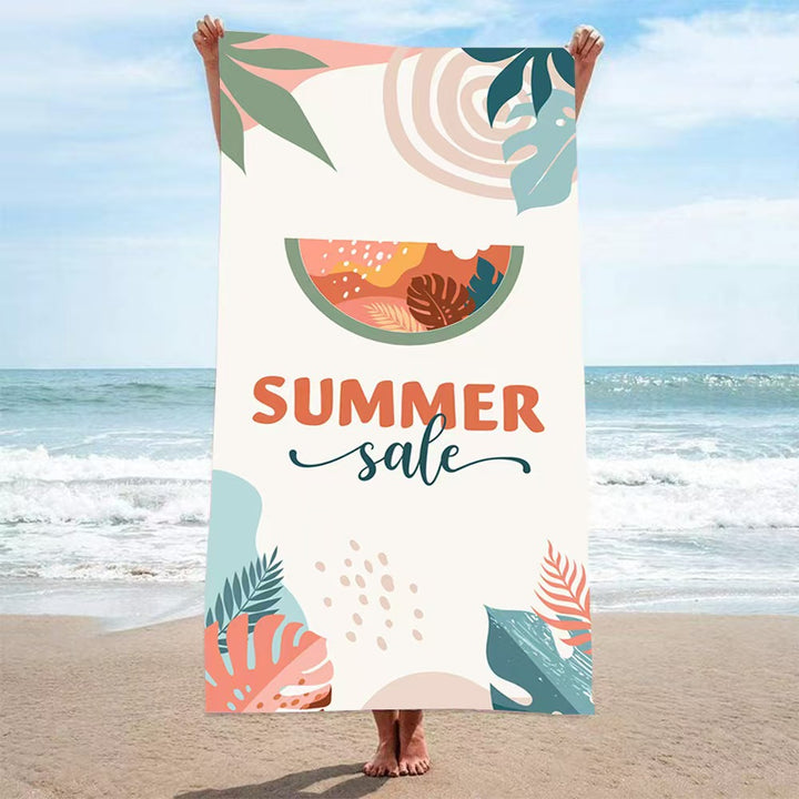 Women's beach towel with creative golf theme Luvikno