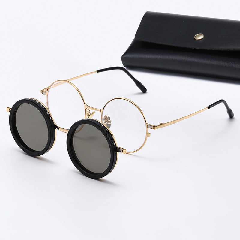 Dame multifunksjonell solbrille med avtakbare linser Luvikno