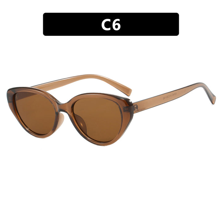 Dame Cat-Eye solbriller med moderne design og UV-beskyttelse Luvikno