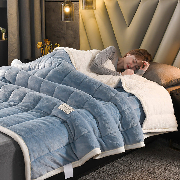 Luvikno | Luksuriøs Flanell Fleece Vinterteppe - Holder deg alltid varm!